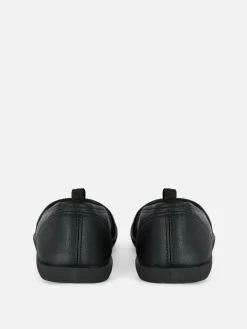 Zapatillas Sin Cordones De Piel Sintética