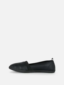 Zapatillas Sin Cordones De Piel Sintética